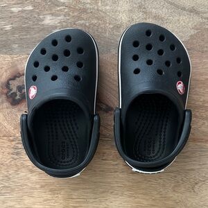 CROCS Kids Black Slip-On Water Shoes